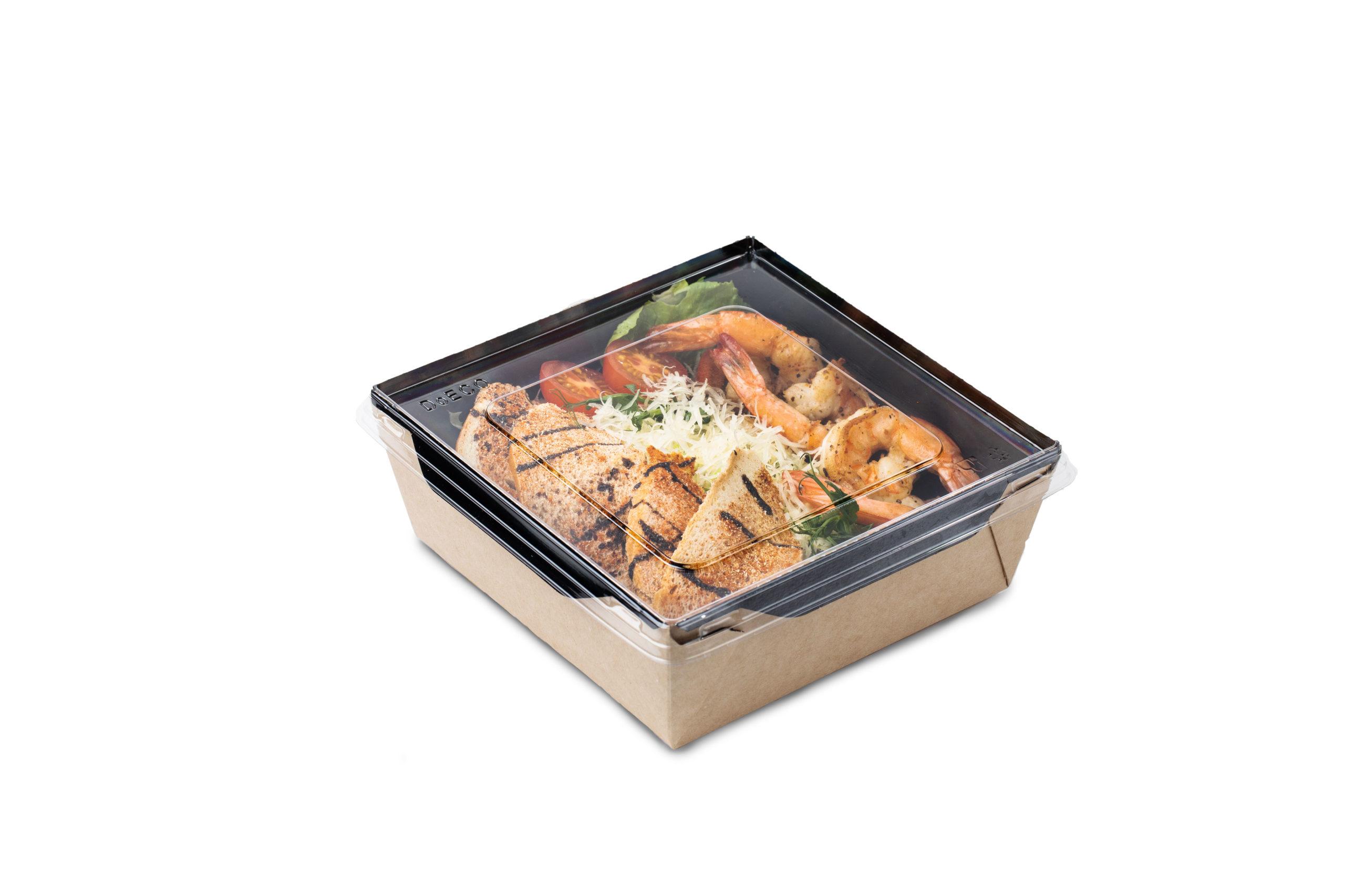Контейнер OSQ OPSALAD 900 мл Black Edition 150х150х48 мм