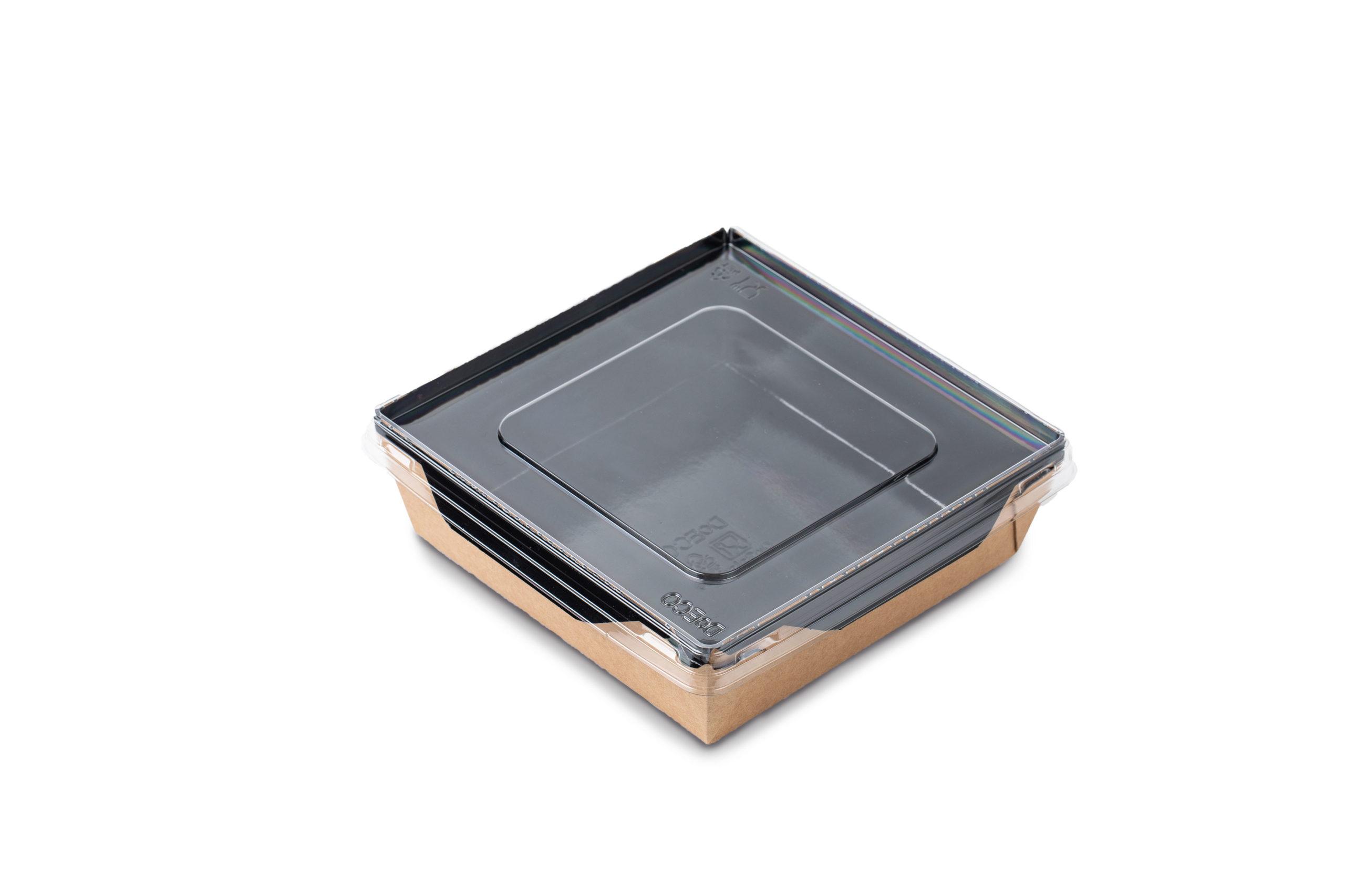 Контейнер OSQ OPSALAD 900 мл Black Edition 150х150х48 мм