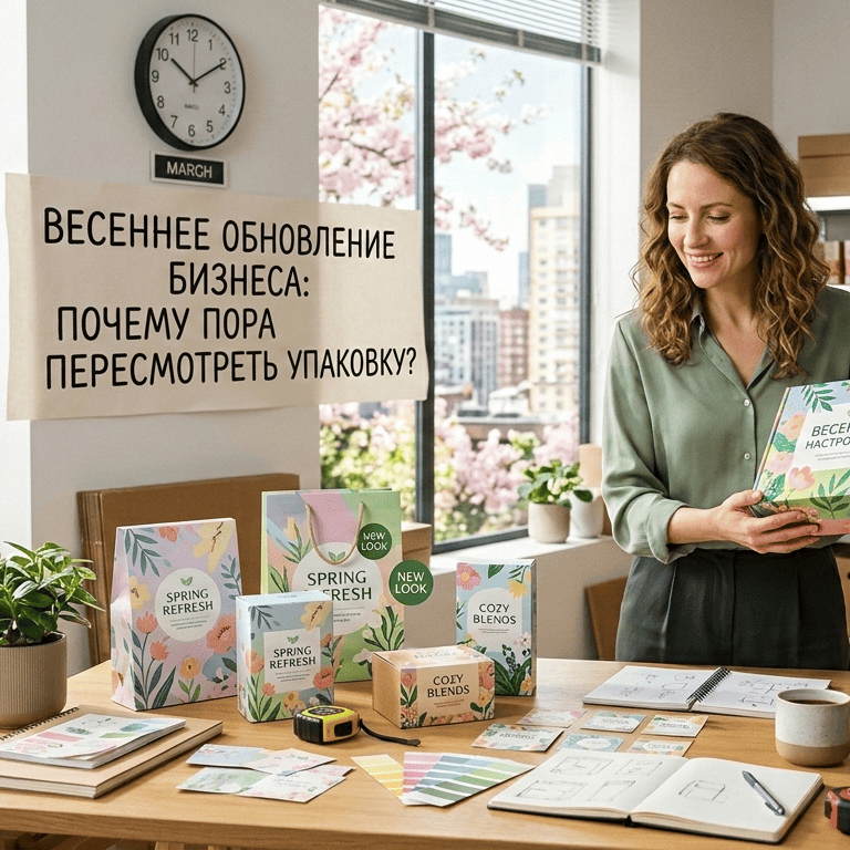 Весеннее обновление бизнеса: почему пора пересмотреть упаковку?