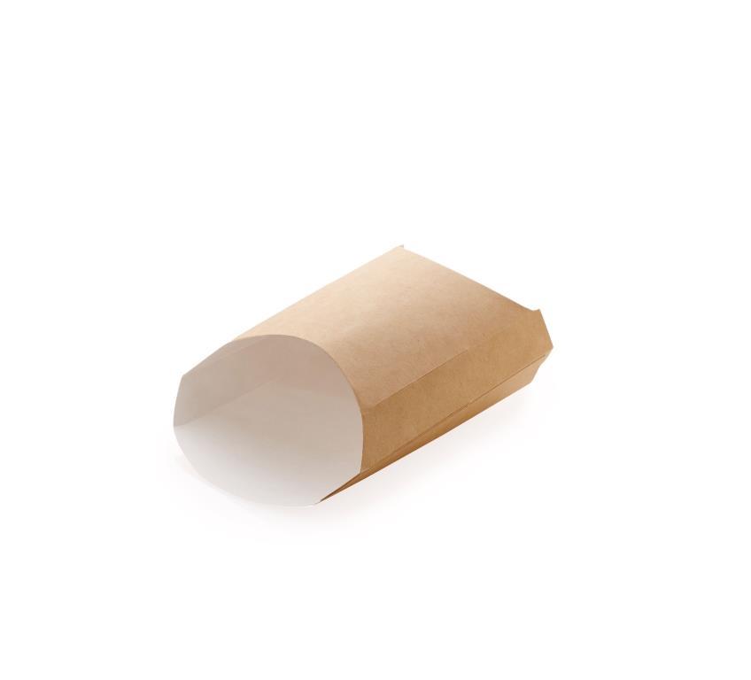 Упаковка для картофеля фри OSQ FRY L, 120х53х135 мм